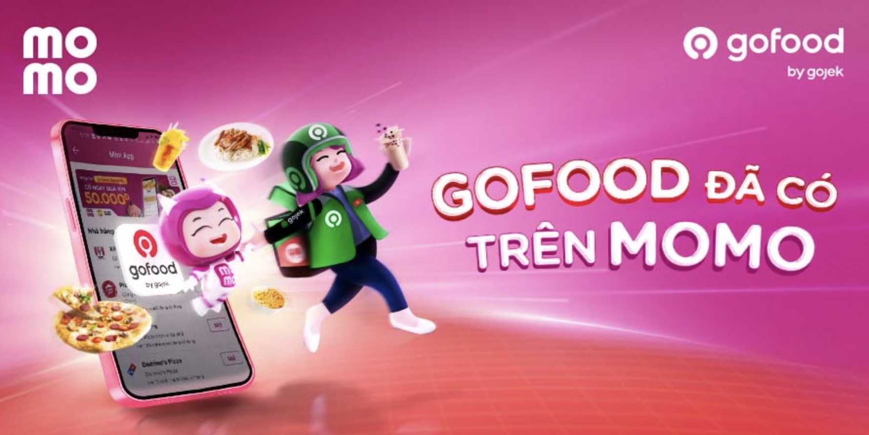 Gojek hỗ trợ giao đồ ăn theo yêu cầu trên MoMo