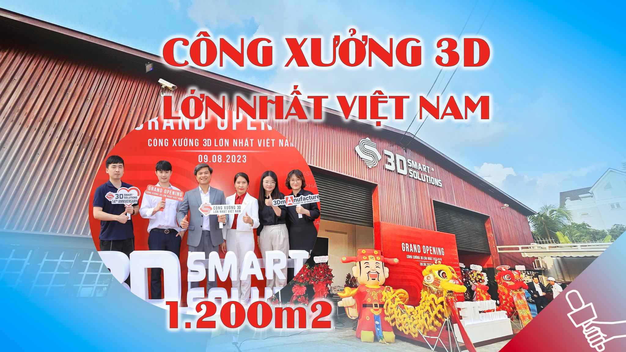 ĐƯỢC XÂY DỰNG TRÊN DIỆN TÍCH 1.200M2, CÔNG XƯỞNG 3D HIỆN ĐẠI CỦA CÔNG TY 3D SMART SOLUTIONS QUY TỤ NHIỀU CÔNG NGHỆ TÂN TIẾN NHẤT TỪ KHẮP NƠI TRÊN THẾ GIỚI.