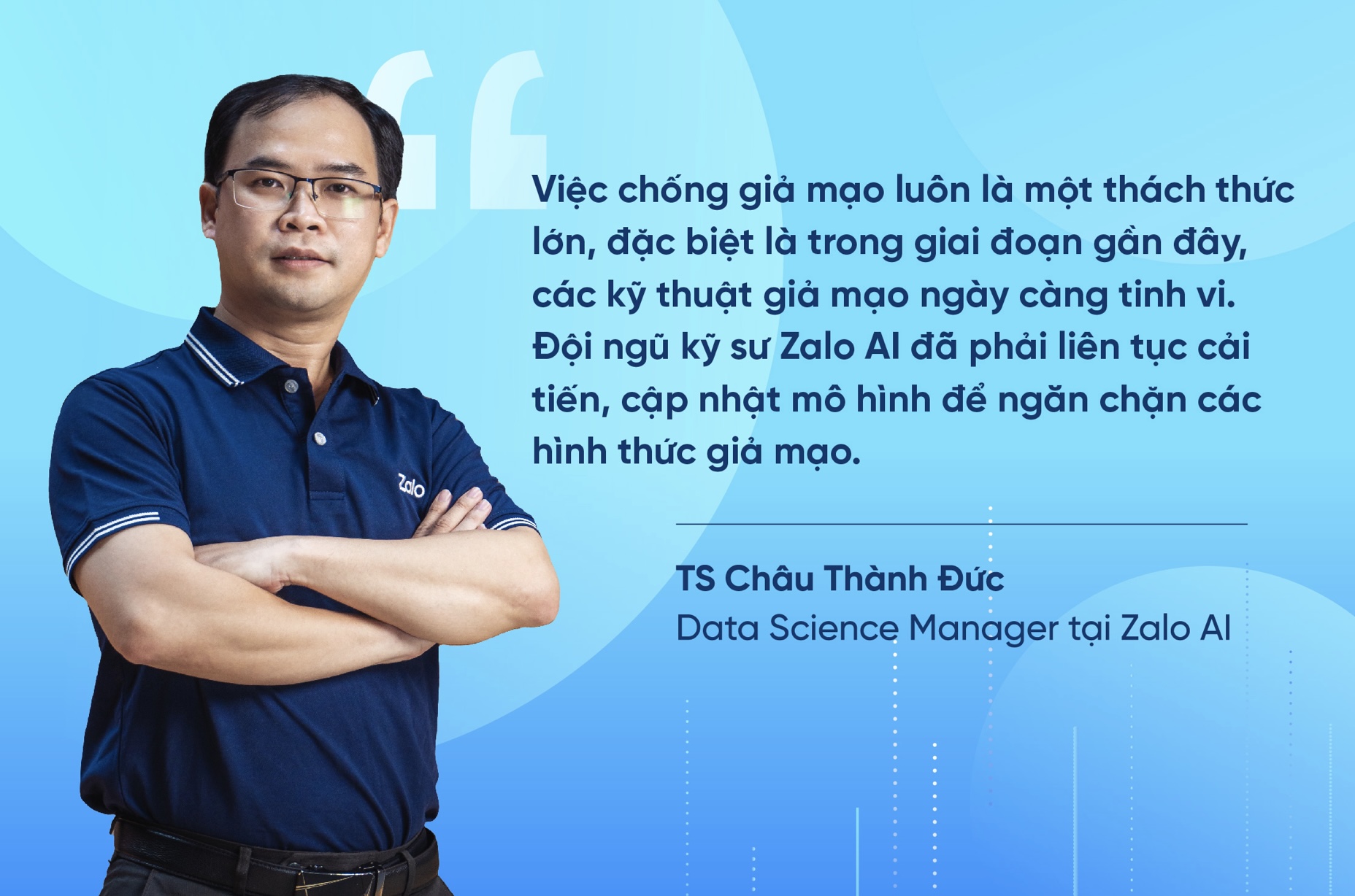 Zalo AI vào cuộc chống tội phạm giả mạo giấy tờ TechTimes Vietnam TS. Châu Thành Đức cho biết, việc chống giả mạo luôn là một thách thức lớn.