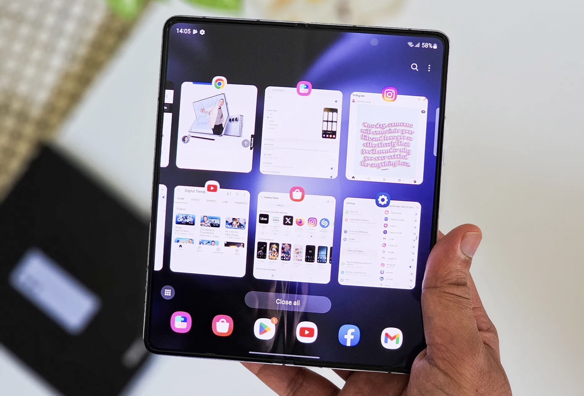Đánh giá Galaxy Z Fold5: Vẫn là chiếc điện thoại gập tốt nhất! TechTimes Vietnam Đa nhiệm tốt trên Z Fold5.