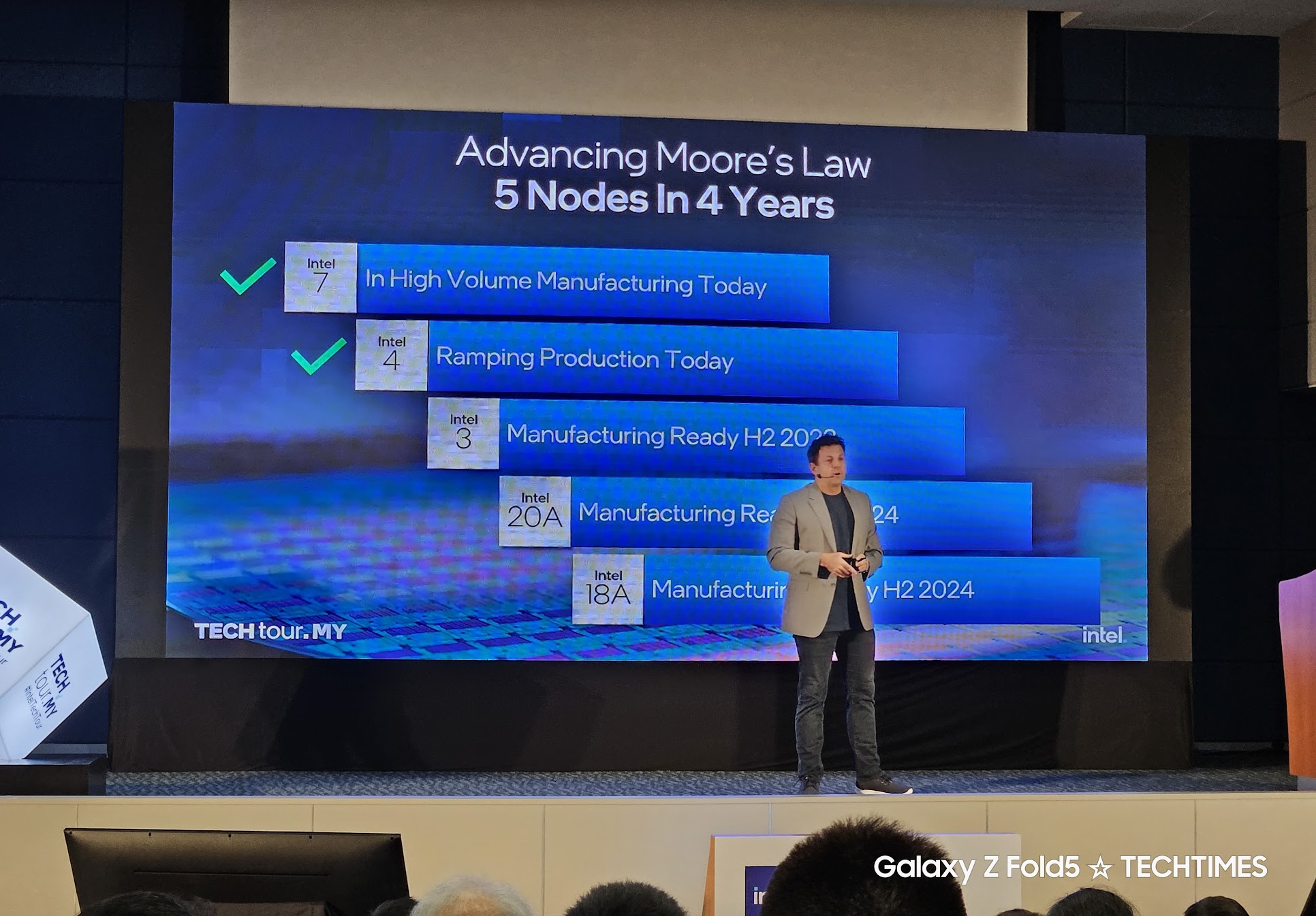 Chia sẻ cho giới báo chí tại Malaysia, Intel cho biết lộ trình phát triển 5 nút tiến trình trong 4 năm đã chuyển sang giai đoạn hai và hãng đang tiếp tục đẩy nhanh tiến độ.