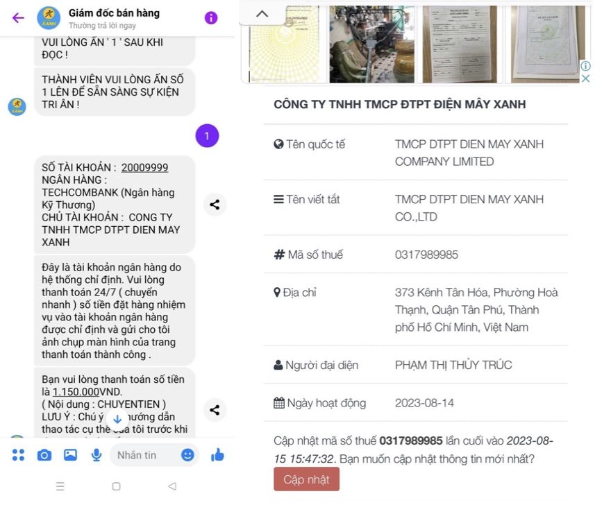 Điện Máy Xanh cảnh báo lừa đảo mạo danh tràn lan và cách phân biệt