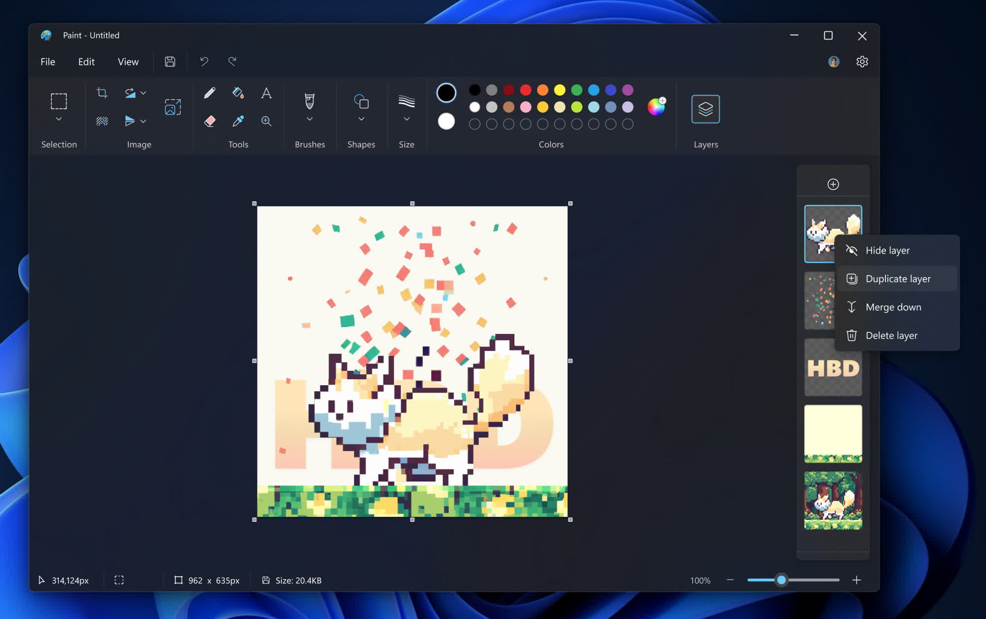 Microsoft Paint cung dang nhan duoc ho tro lop va TechTimes.vn Microsoft Paint sắp hỗ trợ Layers và ảnh độ trong suốt