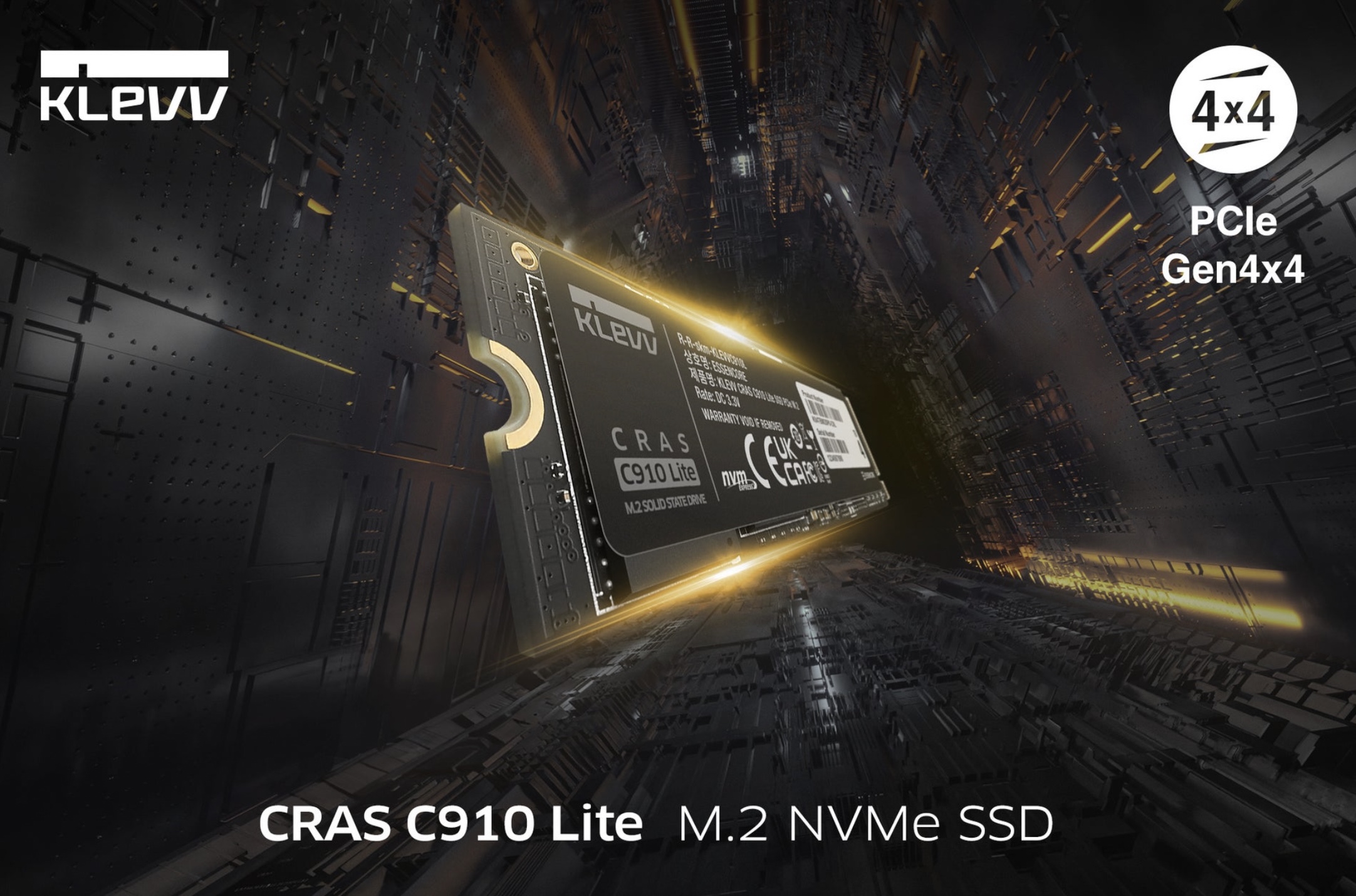 KLEVV ra mắt SSD CRAS C910 Lite M.2 tốc độ cao KLEVV ra mắt SSD CRAS C910 Lite M.2 tốc độ cao