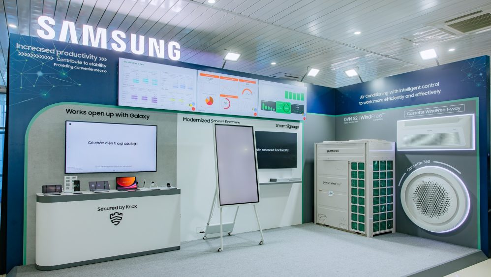 Samsung giới thiệu giải pháp công nghệ cho doanh nghiệp tại triển lãm công nghiệp 2023
