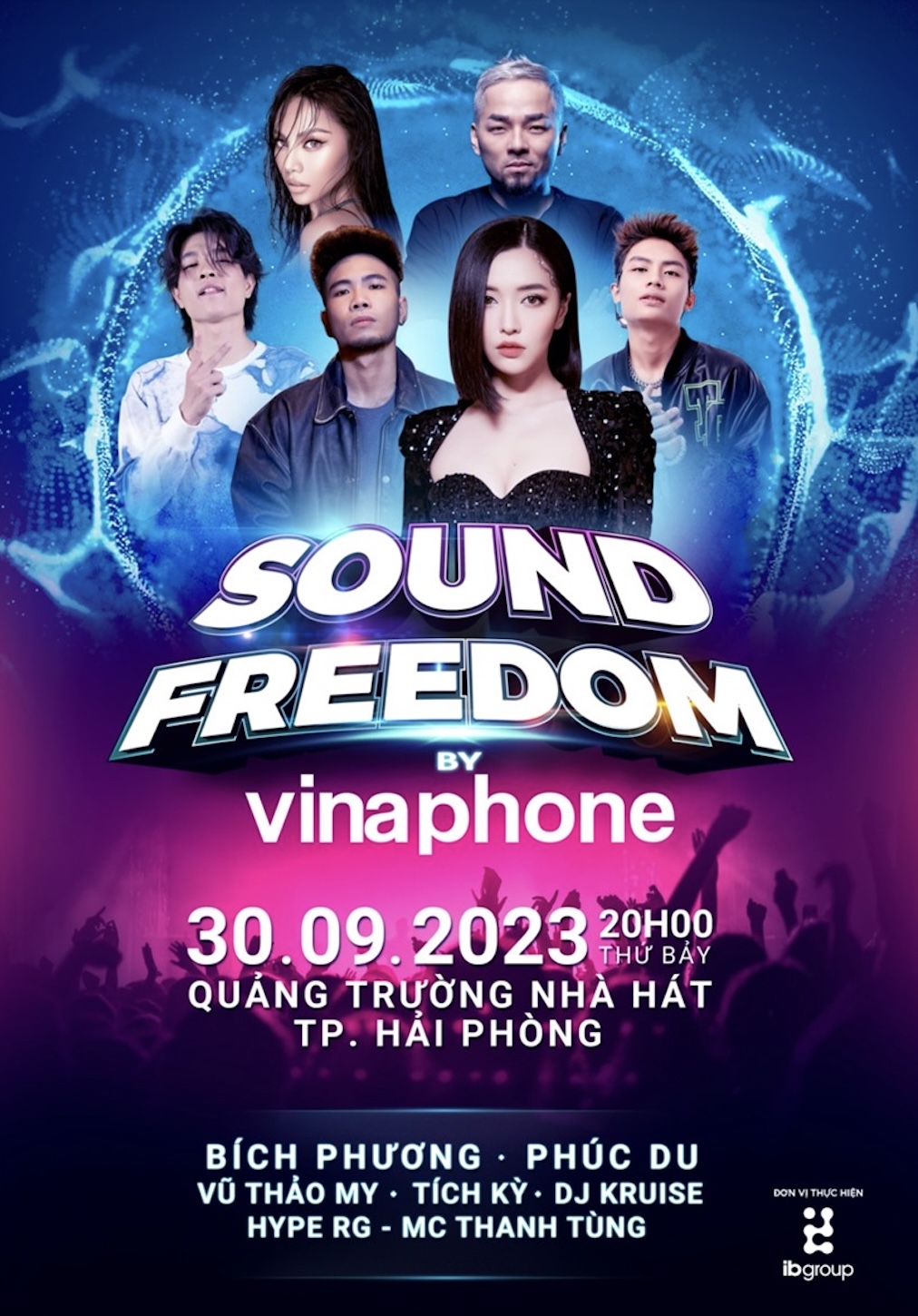 Bùng nổ chuỗi sự kiện âm nhạc Sound Freedom by VinaPhone.