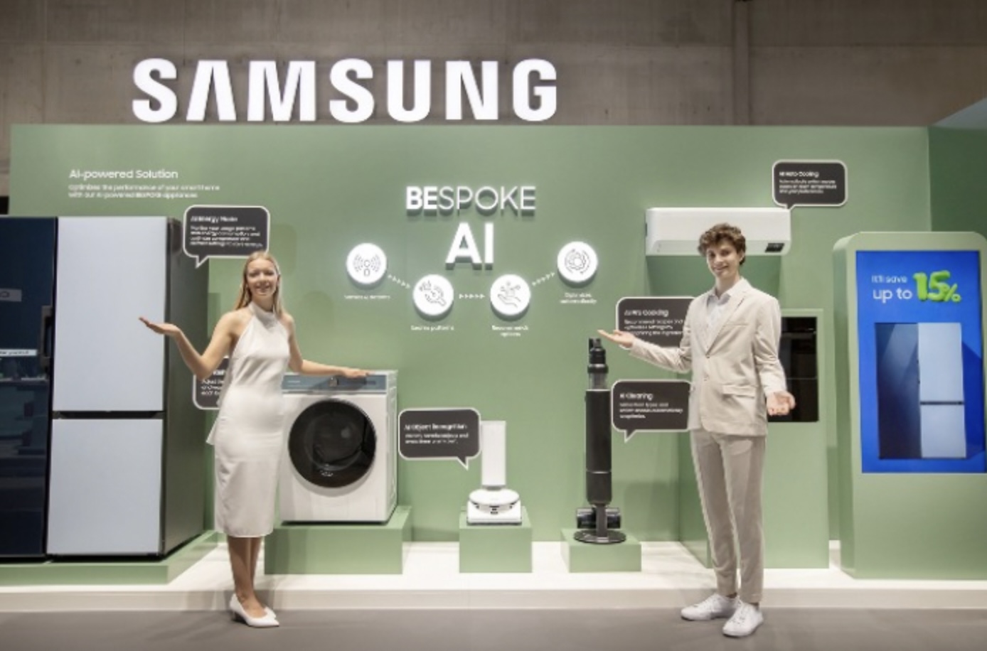 IFA 2023: Samsung ra mắt máy giặt sấy BESPOKE AI