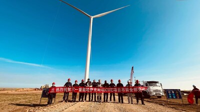 Dự án điện gió Alkarek của Kazakhstan (PRNewsfoto/SANY Group)