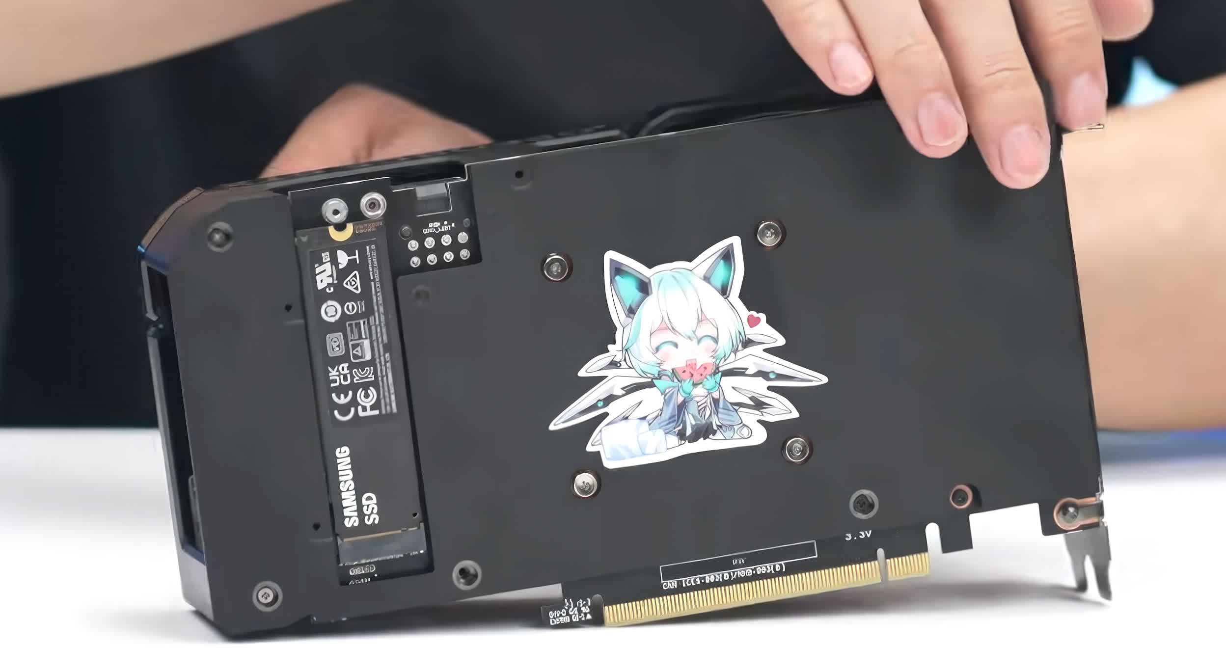 Asus dang chuan bi GeForce RTX 4060 Ti co khe TechTimes.vn Asus đang chuẩn bị GeForce RTX 4060 Ti có khe cắm SSD tích hợp