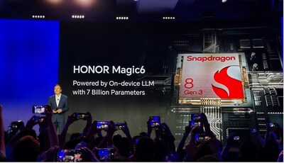 Honor magic6 được hỗ trợ bởi llm trên thiết bị