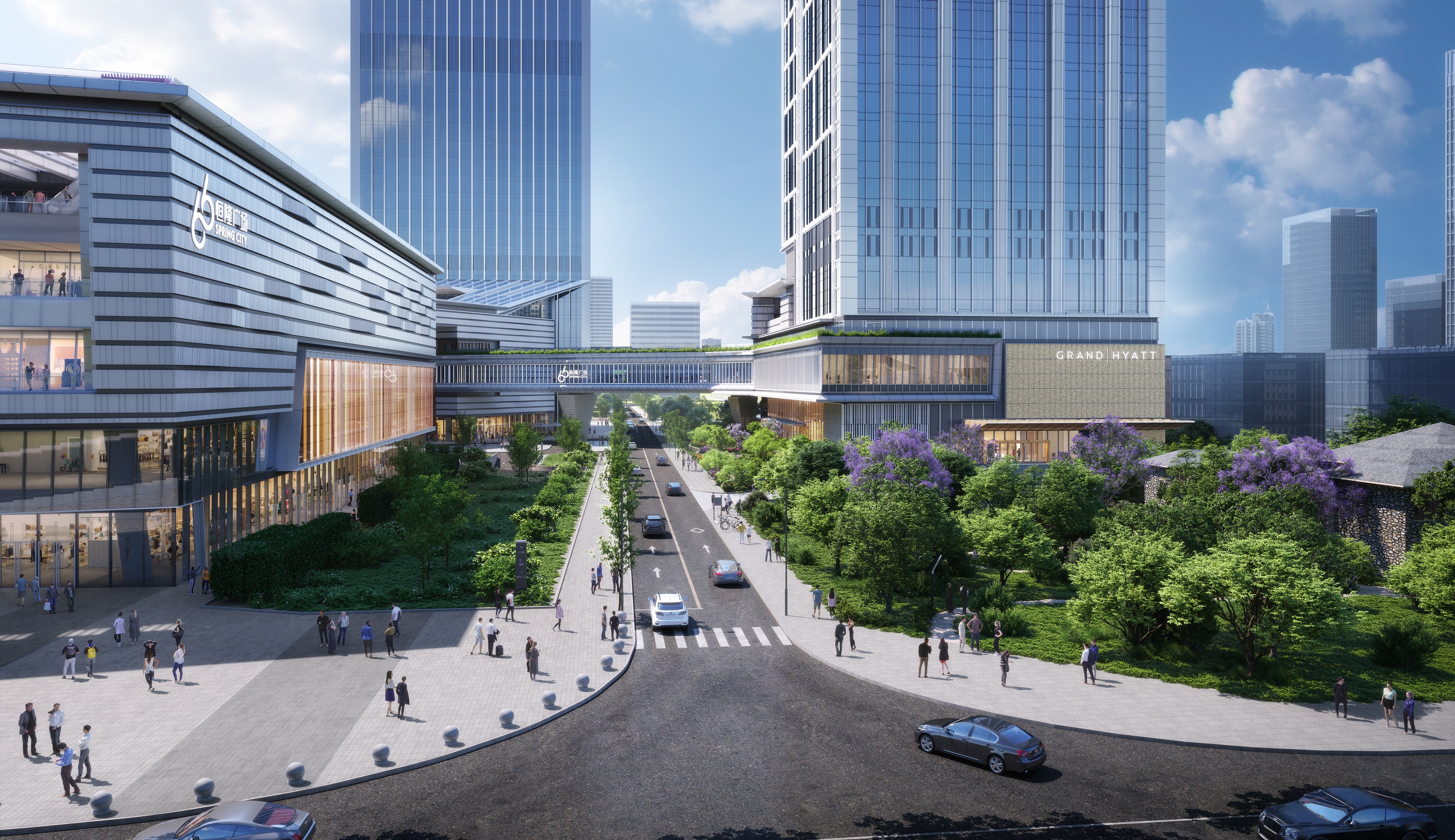 Hang Lung mở bán trước dự án căn hộ dịch vụ cao cấp Grand Hyatt Residences Kunming TechTimes Vietnam Grand Hyatt Residences Kunming kết nối thông suốt với Spring City 66 tạo nên một không gian đa chức năng đáp ứng đa dạng nhu cầu sống, giải trí, cá nhân và nghề nghiệp (Lưu ý: Ảnh mang tính chất nghệ sĩ chỉ mang tính chất tham khảo)