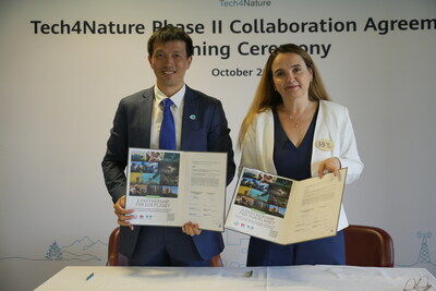 IUCN và Huawei ký kết thỏa thuận hợp tác Tech4Nature giai đoạn II.