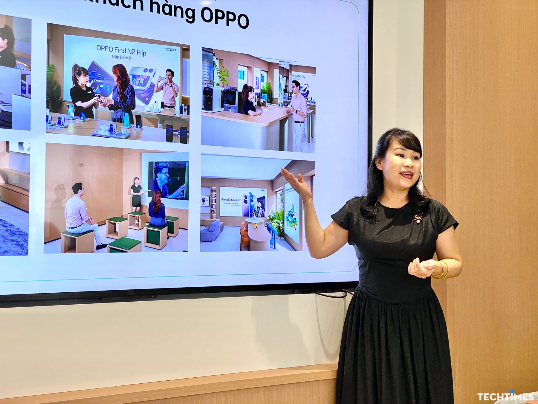 Bà Dung Nguyễn, Giám đốc Quản lý Chất lượng dịch vụ của OPPO Việt Nam