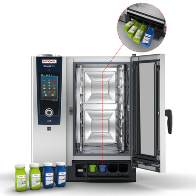 iCareSystem AutoDose he thong lam sach tu dong moi TechTimes Vietnam iCareSystem AutoDose - hệ thống làm sạch tự động mới dành cho mẫu lò nướng đa năng để bàn iCombi Pro