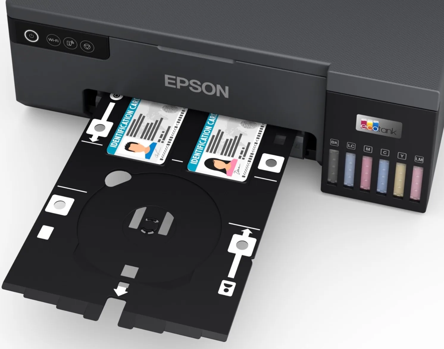 Epson ra mắt máy in EcoTank L8050 khổ A4 và L18050 khổ A3+ TechTimes Vietnam Epson L8050 khổ A4 hỗ trợ in trên nhiều loại chất liệu đặc biệt là PVC/định danh có tráng phủ