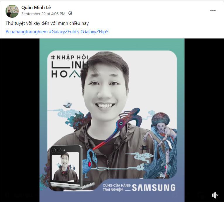 Giới trẻ hào hứng với cuộc thi ‘Cùng Cửa Hàng Trải Nghiệm Samsung Nhập Hội Linh Hoạt’