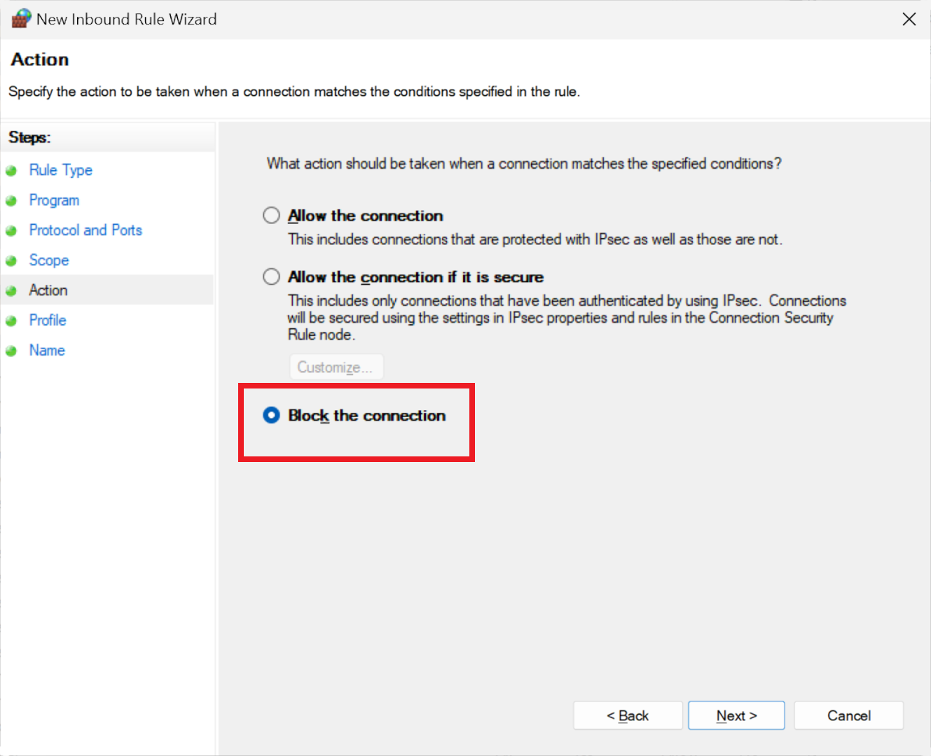 1699357996 61 Cach chan ket noi mang den va di bang tuong TechTimes Vietnam Cách chặn kết nối mạng đến và đi bằng tường lửa Windows