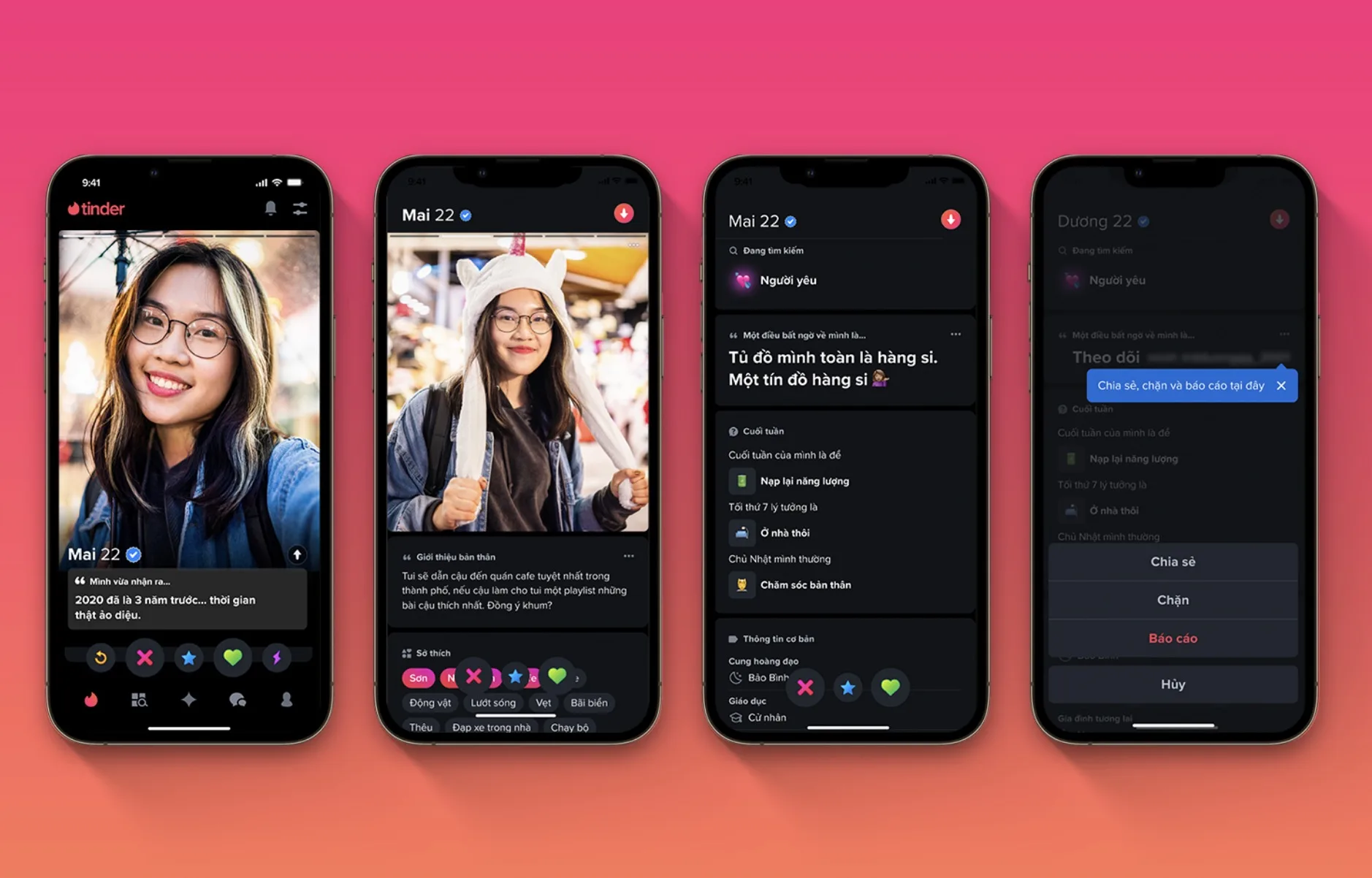 Tinder ra mắt nhiều tính năng hẹn hò mới ngoài giới hạn hình ảnh