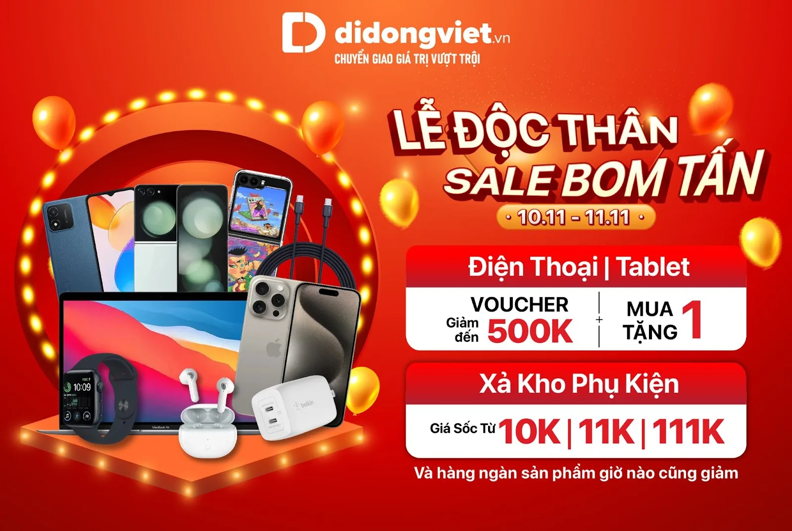iPhone 15 Pro và Pro Max giảm xuống dưới 30 triệu đồng dịp 11/11 TechTimes Vietnam “Lễ độc thân - Deal bom tấn" điện thoại giảm chồng giảm đến chục triệu đồng