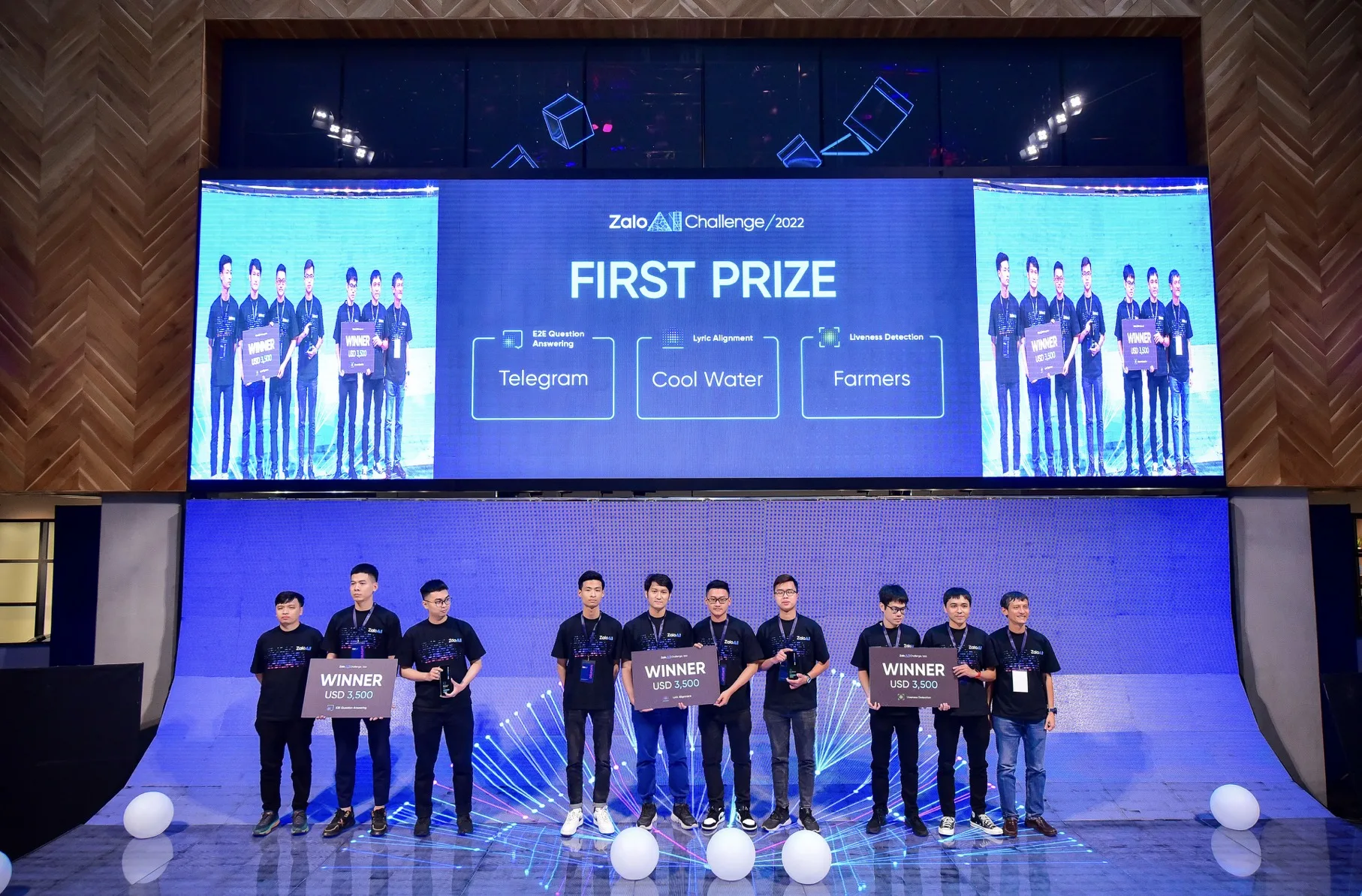 Zalo AI Challenge luôn được đầu tư kỹ càng nhằm tạo động lực để các nhóm nghiên cứu trẻ theo đuổi giấc mơ AI 