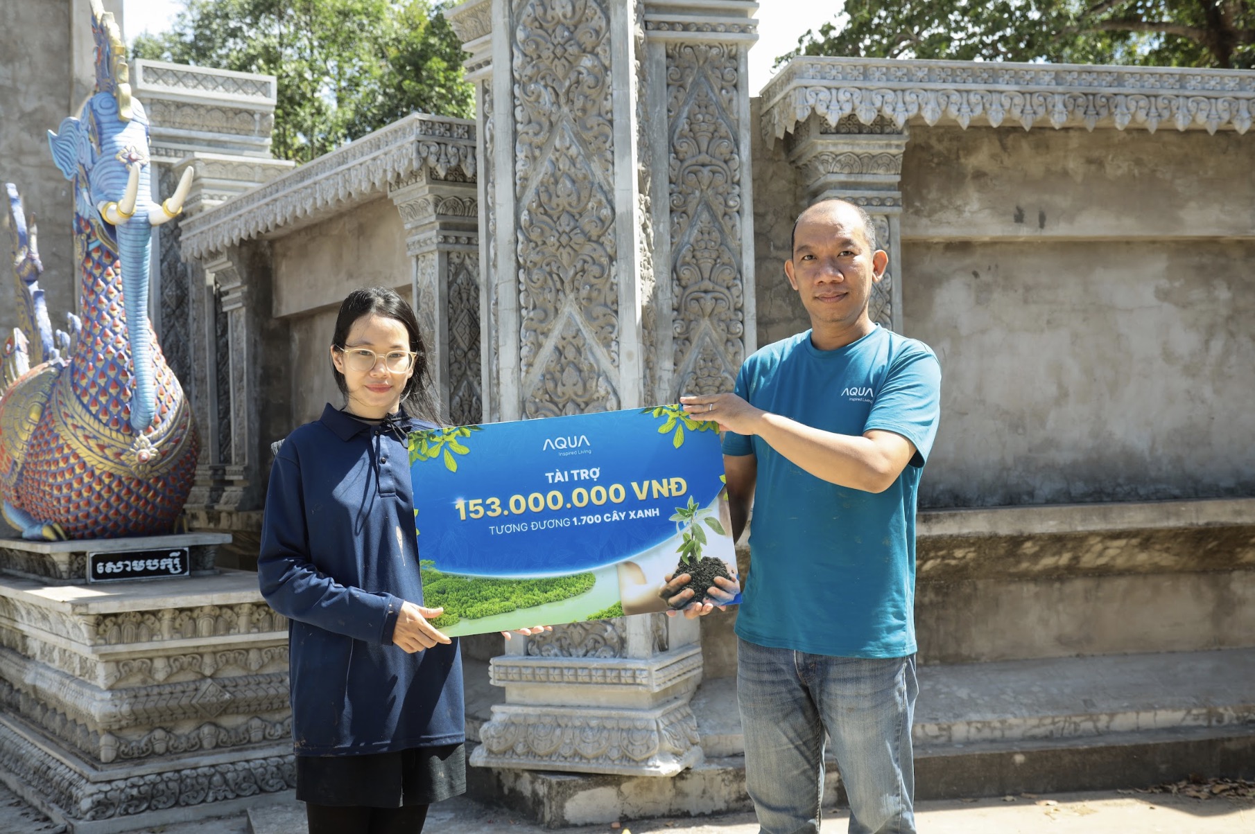 “AQUA Chăm Sóc Trăng - Trồng rừng Vững đất”