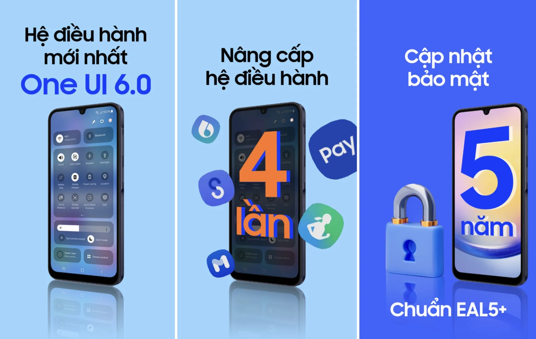 Galaxy A15 và Galaxy A25 5G tại thị trường Việt Nam, giá từ 4,99 triệu đồng
