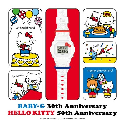 Casio ra mat san pham hop tac voi Hello Kitty TechTimes Vietnam Casio ra mắt sản phẩm hợp tác với Hello Kitty BABY-G