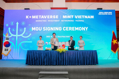 Lễ ký kết MOU tại MINT Việt Nam (PRNewsfoto/Seerslab)