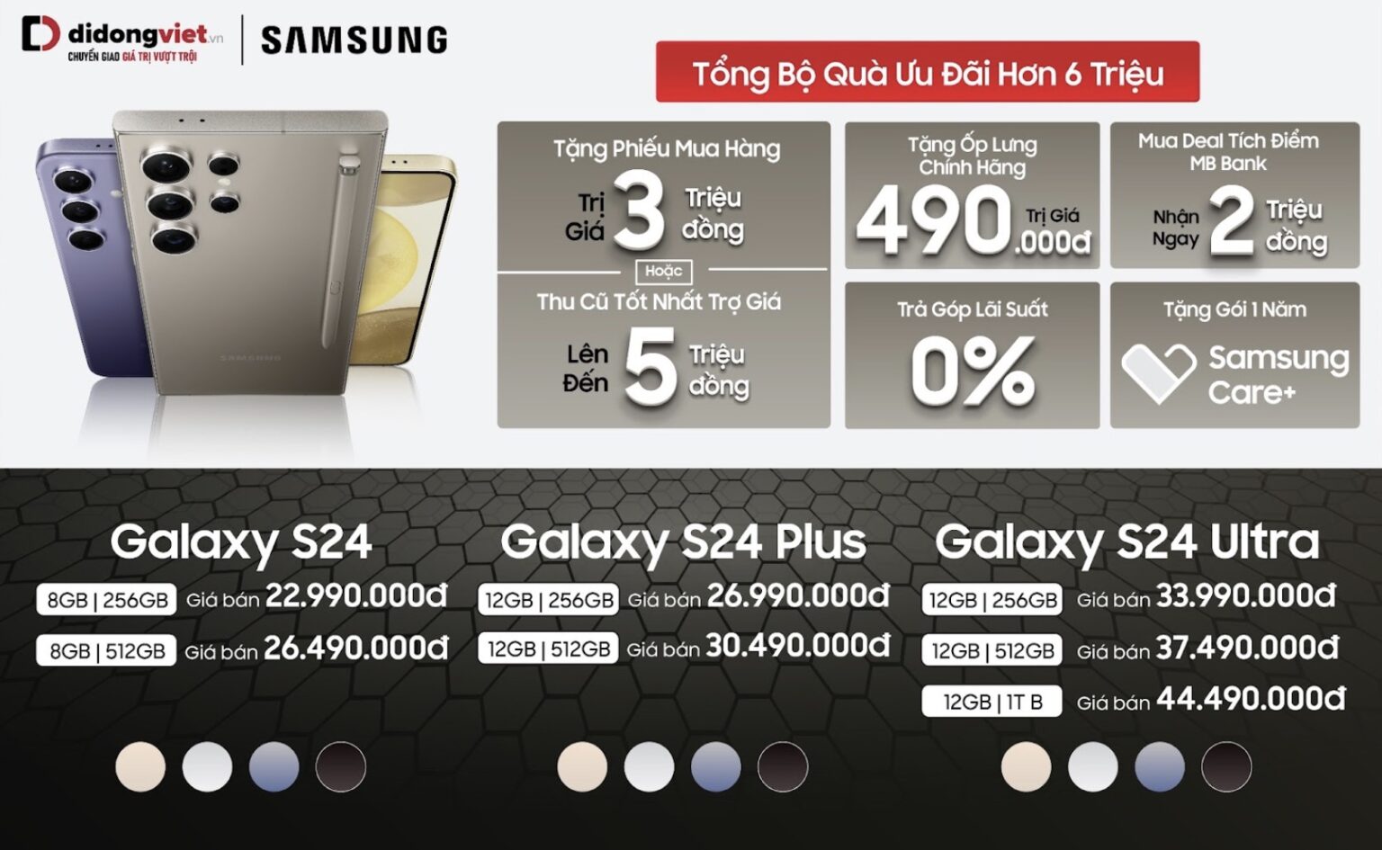 Di Động Việt: Galaxy S24 Series kỳ vọng tăng gấp rưỡi so với tiền nhiệm Di Động Việt: Galaxy S24 Series kỳ vọng tăng gấp rưỡi so với tiền nhiệm