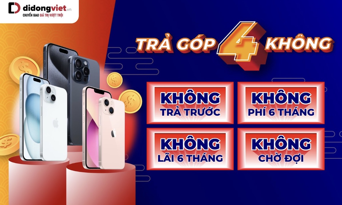 Di Động Việt áp dụng mua trả góp 4 không dịp cận Tết Nguyên Đán TechTimes Vietnam Di Động Việt áp dụng mua trả góp 4 không dịp cận Tết Nguyên Đán