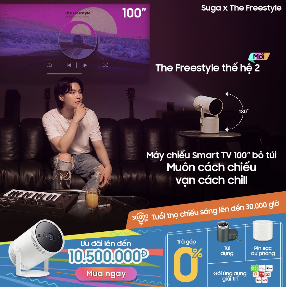 Samsung Vina giới thiệu máy chiếu di động The Freestyle thế hệ 2