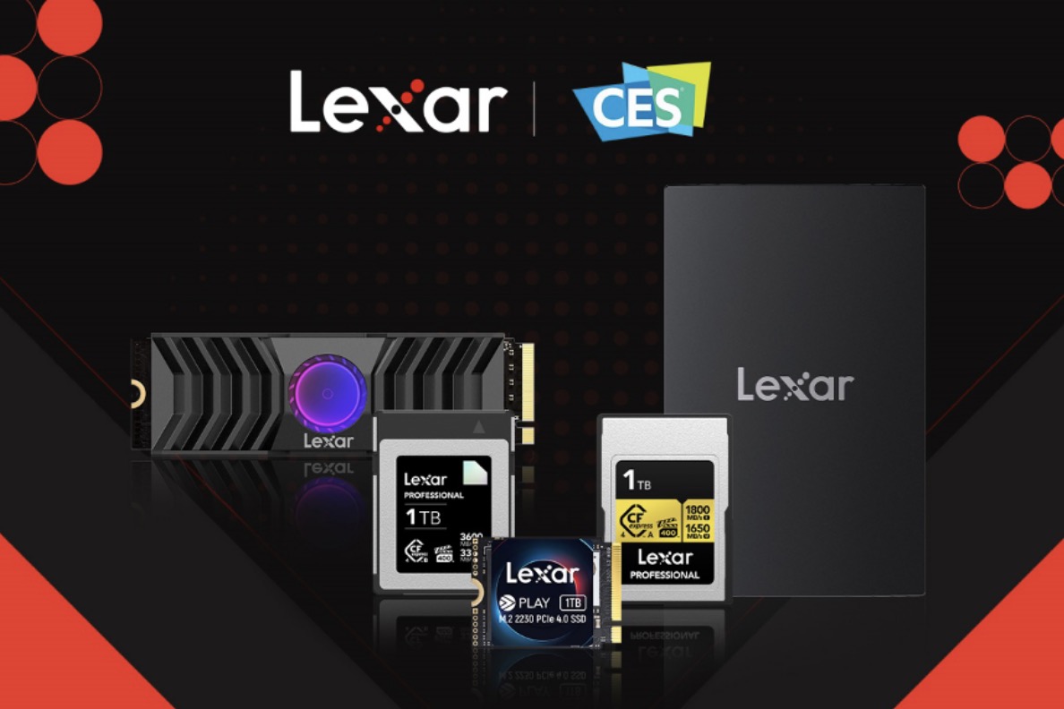 CES 2024: Lexar ra mắt sản phẩm mới dành cho chơi game và nhiếp ảnh chuyên nghiệp