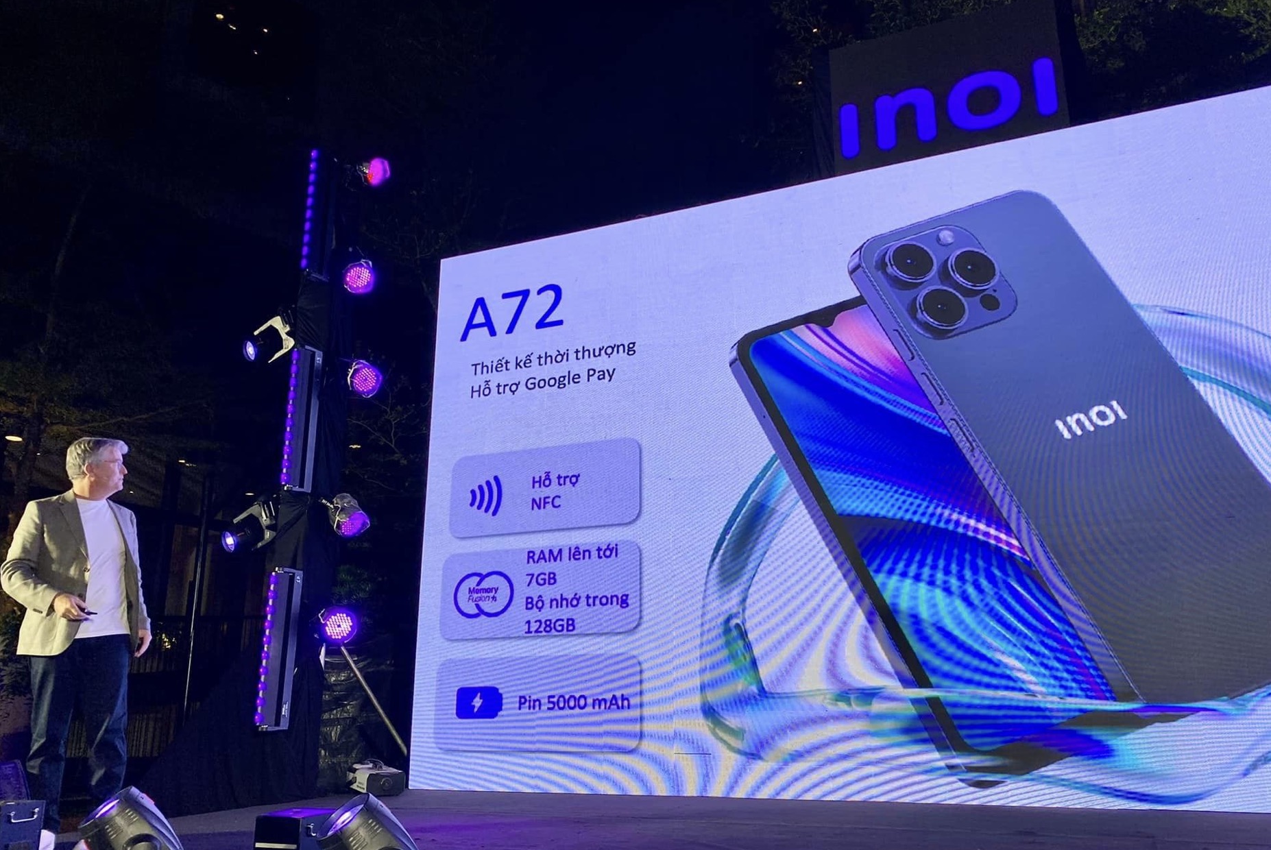 INOI hợp tác với PHTD ra mắt INOI A72 giá rẻ tại Việt Nam