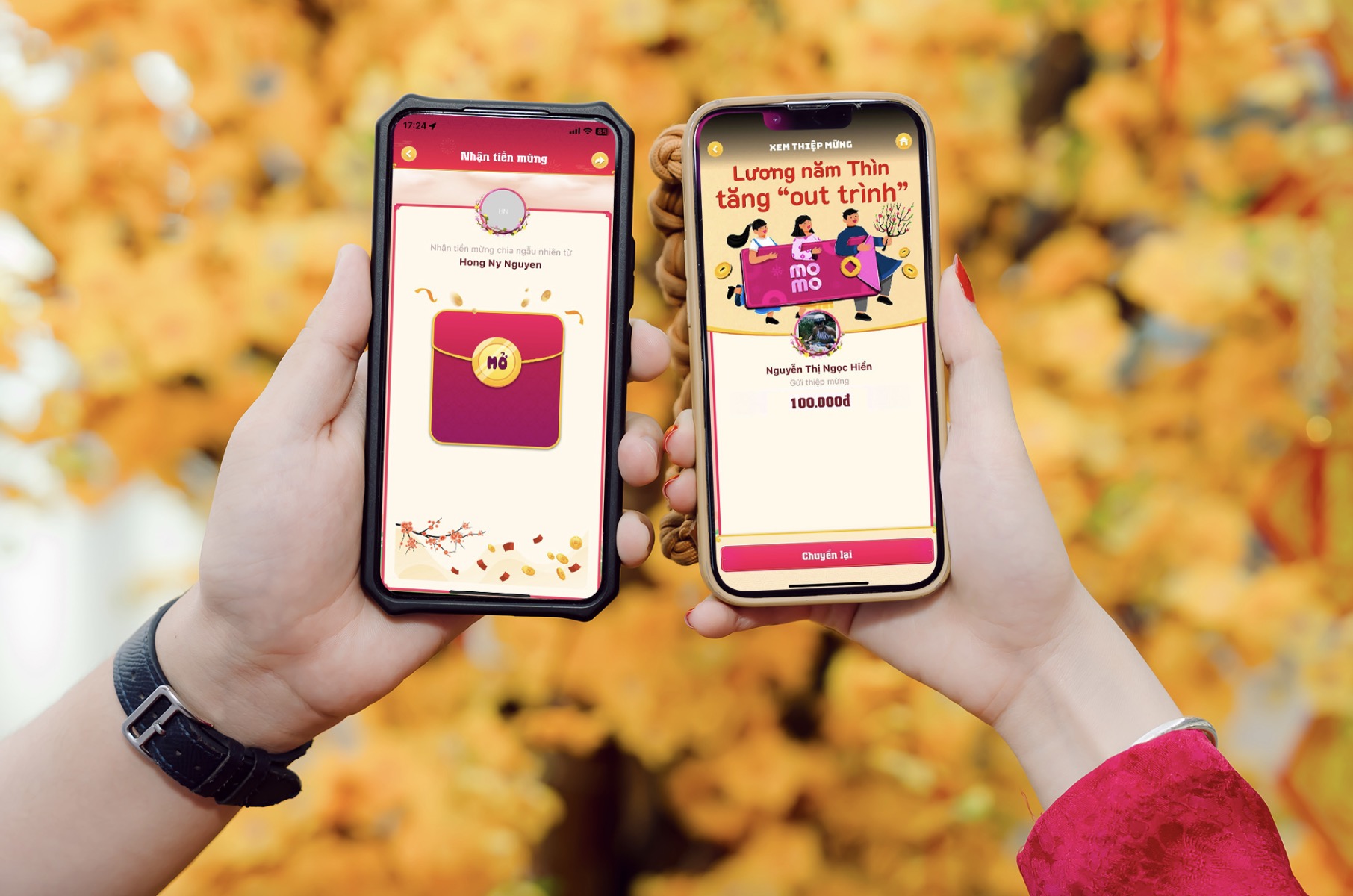 MoMo mang đến trải nghiệm Tết hiện đại với cách lì xì online