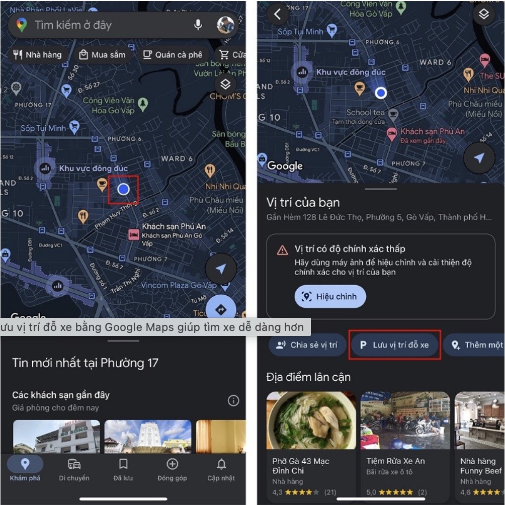 image 74 TechTimes.vn Dùng Google Maps để lưu lại vị trí đỗ xe