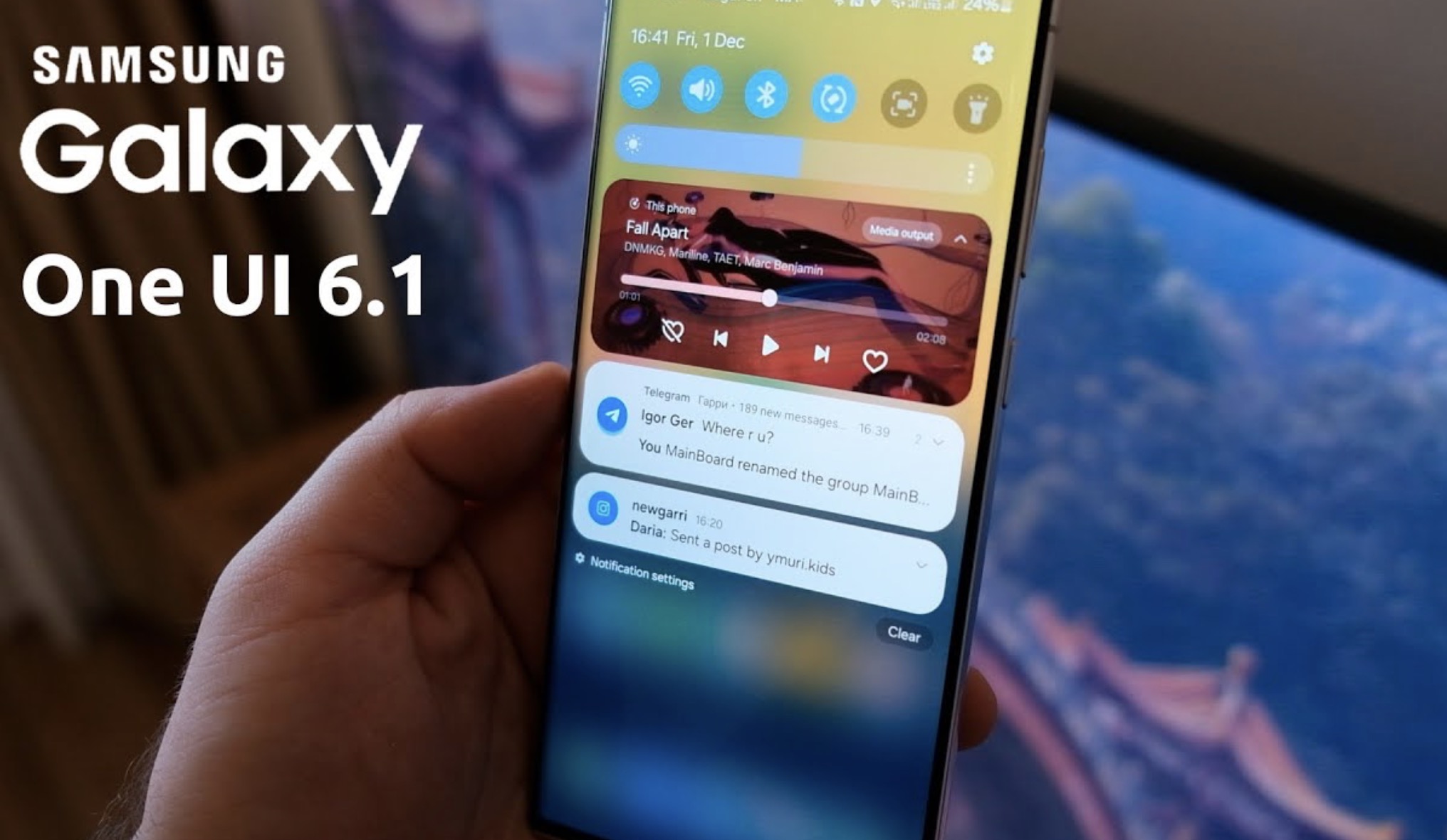 One UI 6.1 bảo vệ màn hình OLED không bị 'burn-in'