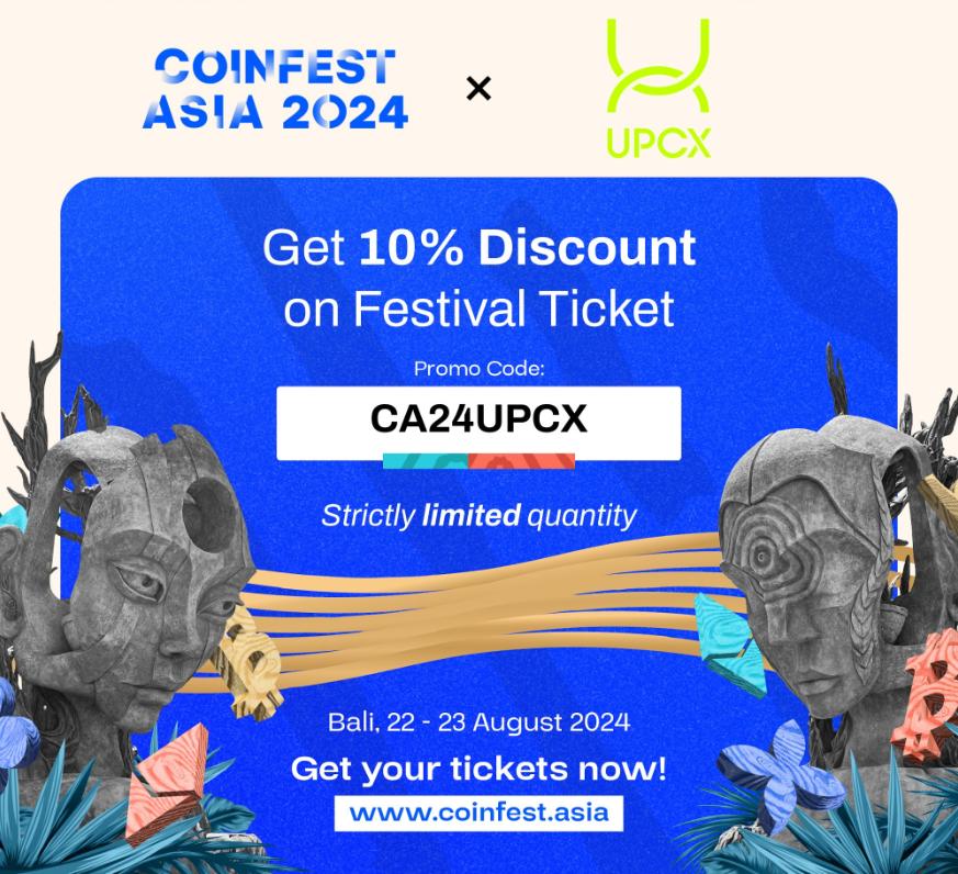 UPCX là nhà tài trợ chính cho Coinfest Asia sẽ được tổ chức tại Indonesia trong 2 ngày 22 và 23/8/2024 TechTimes Vietnam UPCX Becomes the Main Sponsor for Coinfest Asia 2024