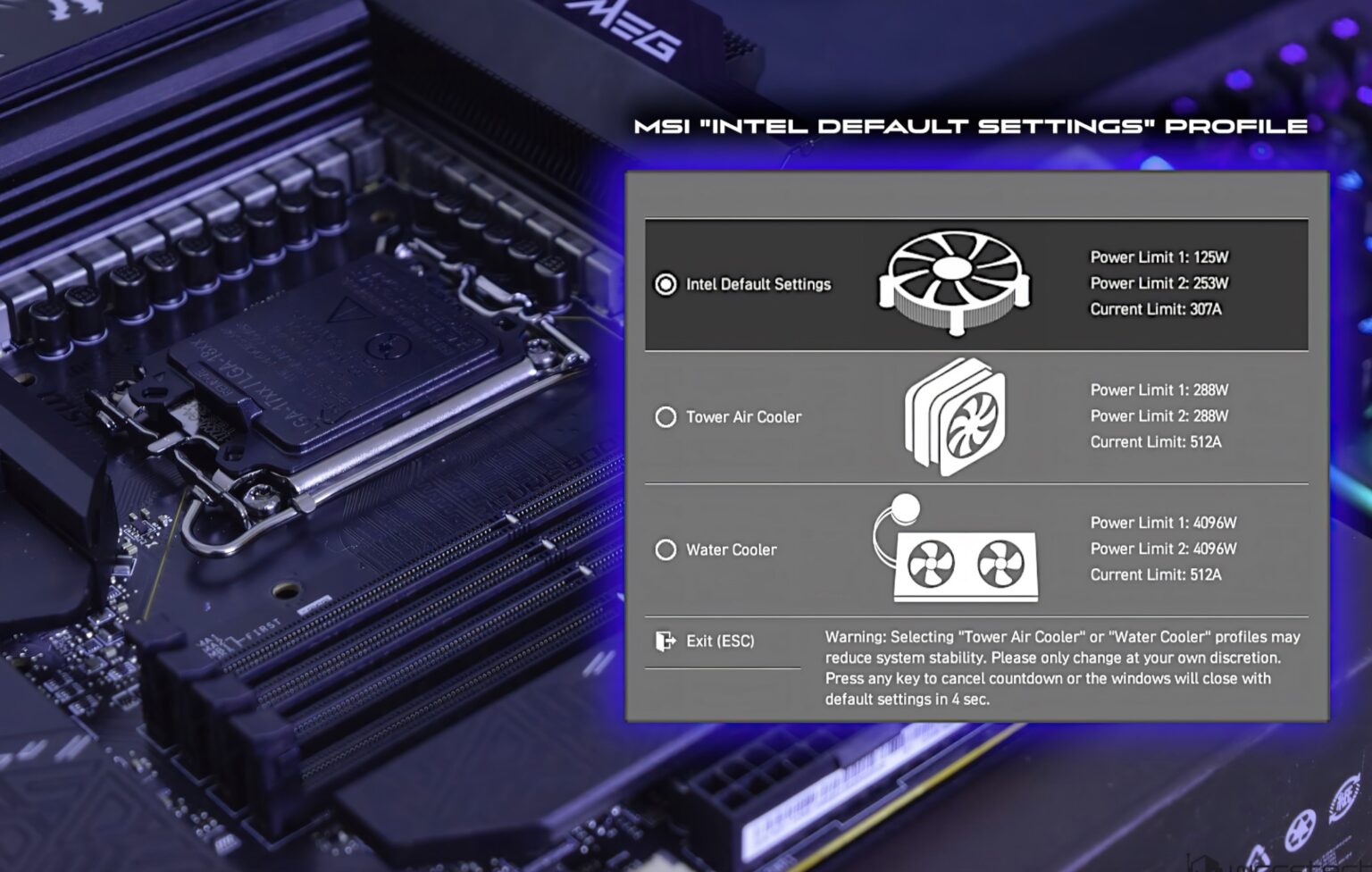 Cải thiện độ ổn định Intel Core Thế hệ 13/14 với Thiết lập Mặc Định Cải thiện độ ổn định Intel Core Thế hệ 13/14 với Thiết lập Mặc Định