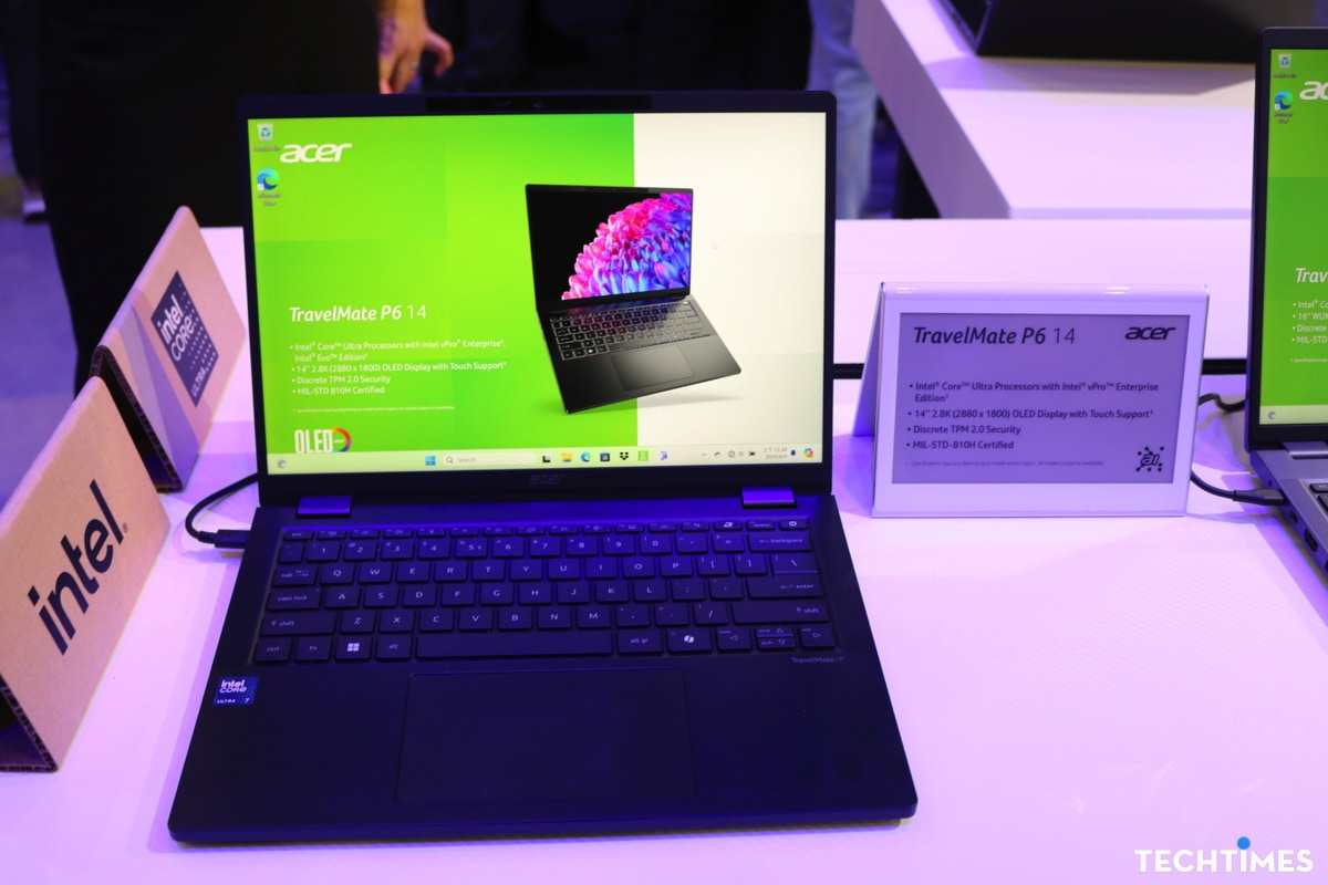 Acer đã ra mắt các mẫu laptop TravelMate mới tại COMPUTEX 2024