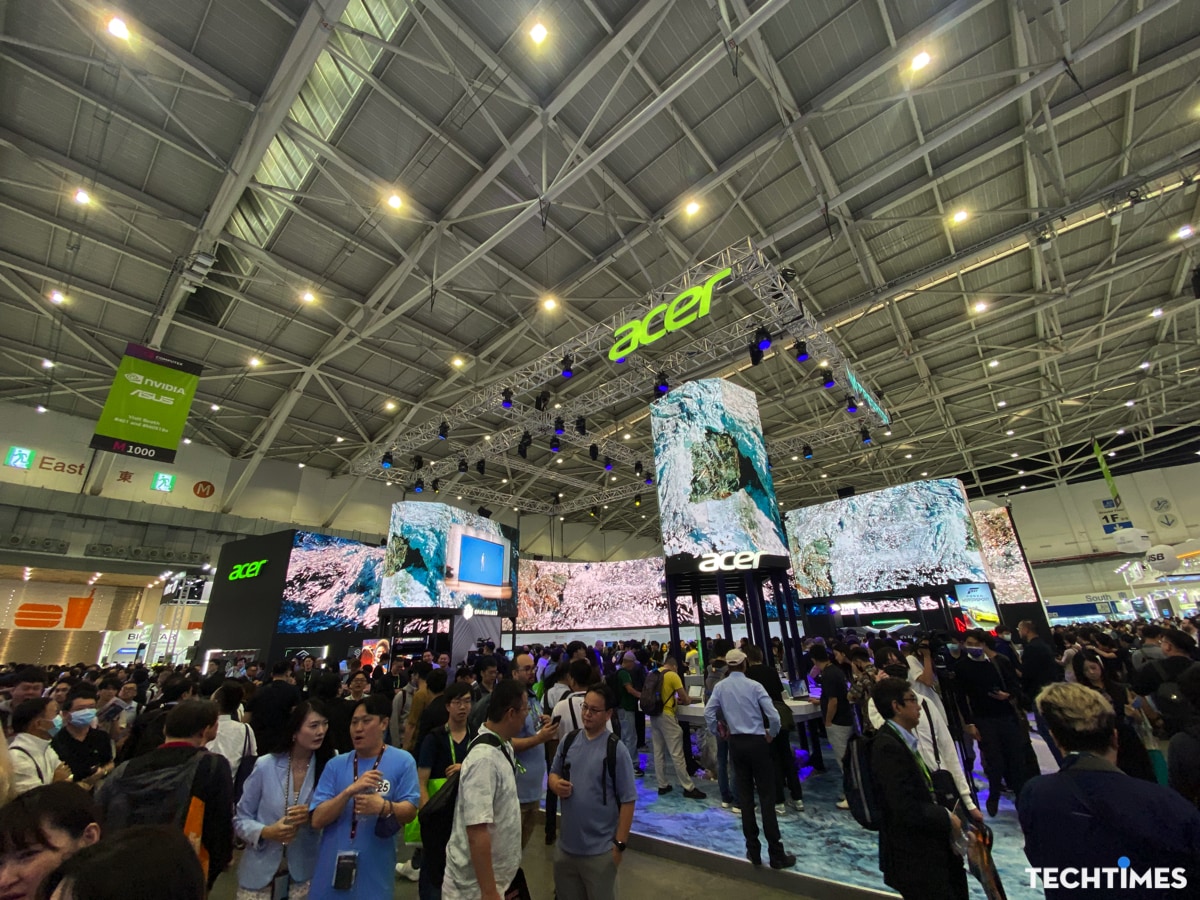 Gian hàng của Acer tại COMPUTEX 2024 đông nghẹt khách tham quan ở mọi thời điểm.