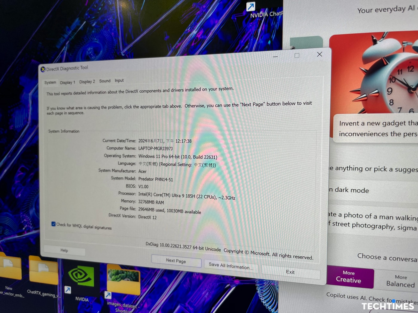 COMPUTEX 2024: Đánh giá nhanh laptop gaming Acer Predator Helios Neo 14 TechTimes Vietnam Cấu hình chi tiết của máy Predator Helios Neo 14.