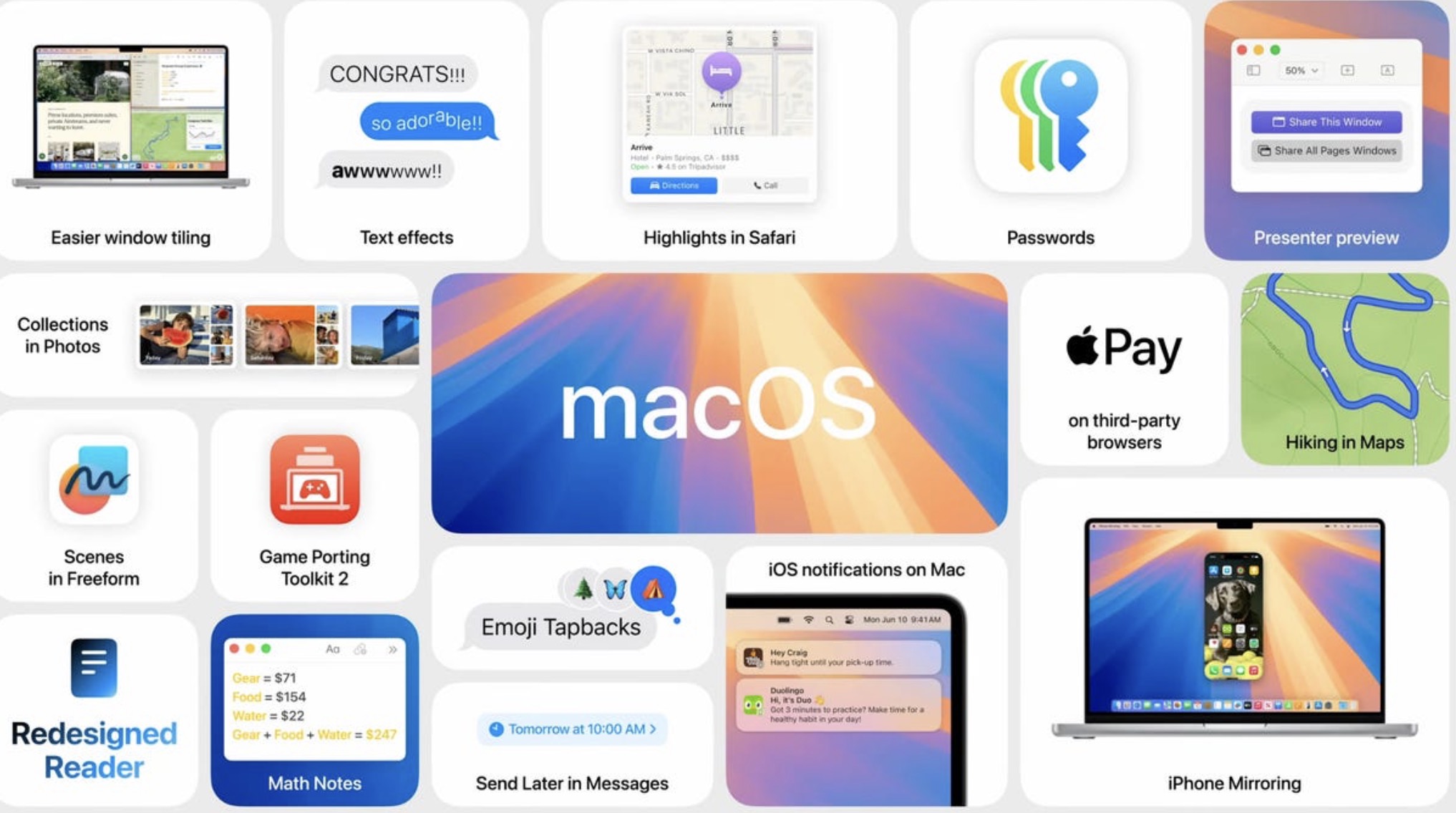Tổng hợp WWDC 2024: iOS 18, macOS 15, watchOS 11, vision OS 2.0, AI và Siri TechTimes Vietnam macOS 15