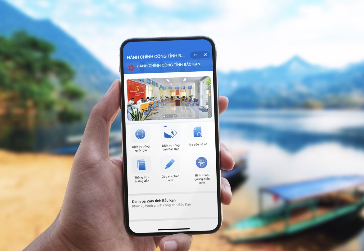 Zalo ra mắt Mini App hành chính công Bắc Kạn