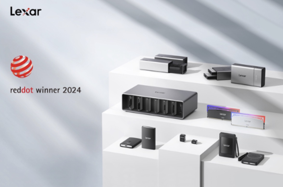 Lexar đoạt 7 giải thưởng tại Red Dot 2024
