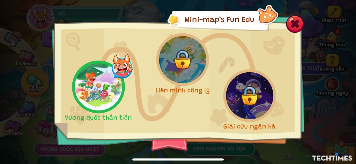 Tiến trình đến với các "thế giới" của kiến thức tiếng Anh có thể theo dõi trực quan.