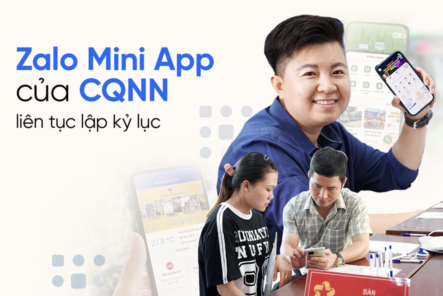 Mini app của các CQNN liên tục lập kỷ lục về lượng người dùng trên Zalo Mini app của các CQNN liên tục lập kỷ lục về lượng người dùng trên Zalo