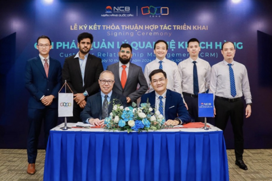 Zoho hợp tác với NCB để triển khai CRM Zoho CRM Plus