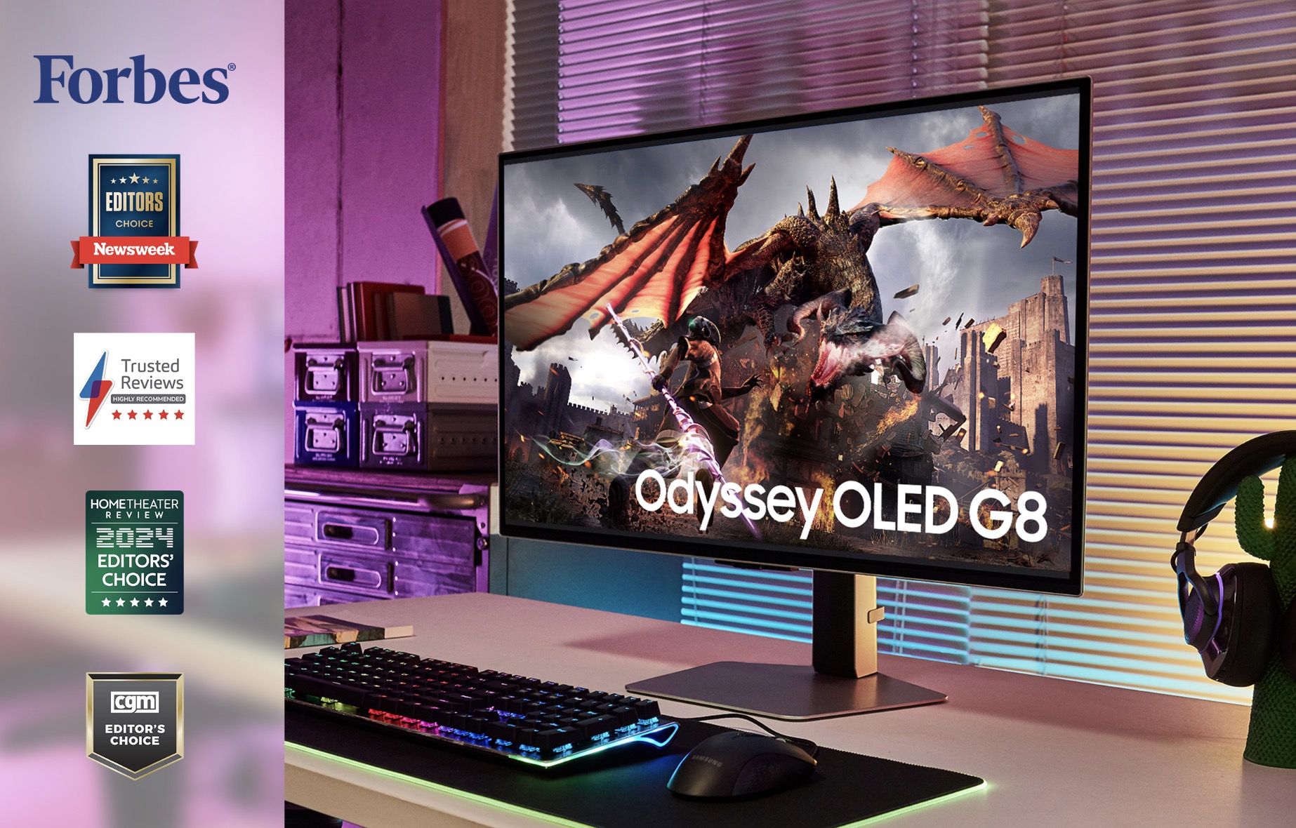 Samsung Odyssey OLED G8 nhận được lời khen từ truyền thông quốc tế TechTimes Vietnam Samsung Odyssey OLED G8 nhận được lời khen từ truyền thông quốc tế