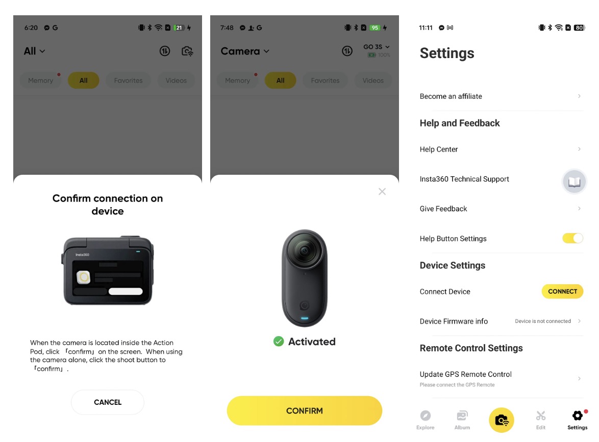 Đánh giá chi tiết Insta360 GO 3S: Chất lượng cao, nhiều cải tiến vượt trội TechTimes Vietnam Việc kết nối hoàn toàn tự động và nhanh chóng.