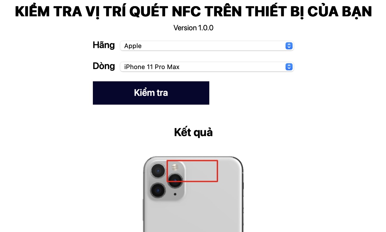 Kalapa ra mắt web hướng dẫn xác thực qua chip NFC